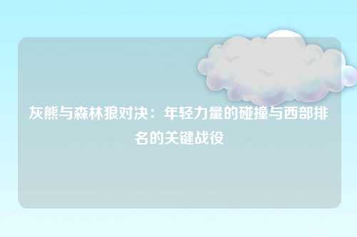 灰熊与森林狼对决:年轻力量的碰撞与西部排名的关键战役