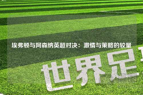 埃弗顿与阿森纳英超对决：激情与策略的较量